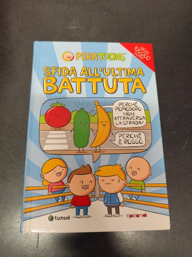 Libro sfida all - sfida, battuta