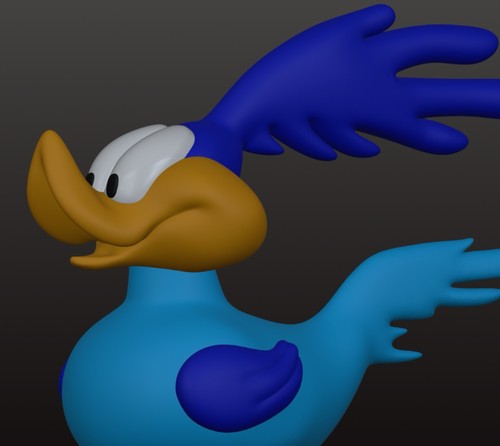 Road runner duck looney - road, toons